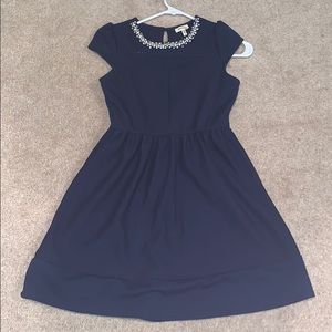 navy blue formal dress